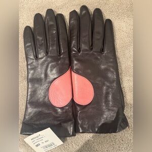 Found these Moschino Italian leather 100%cashmere lined in my archive storage